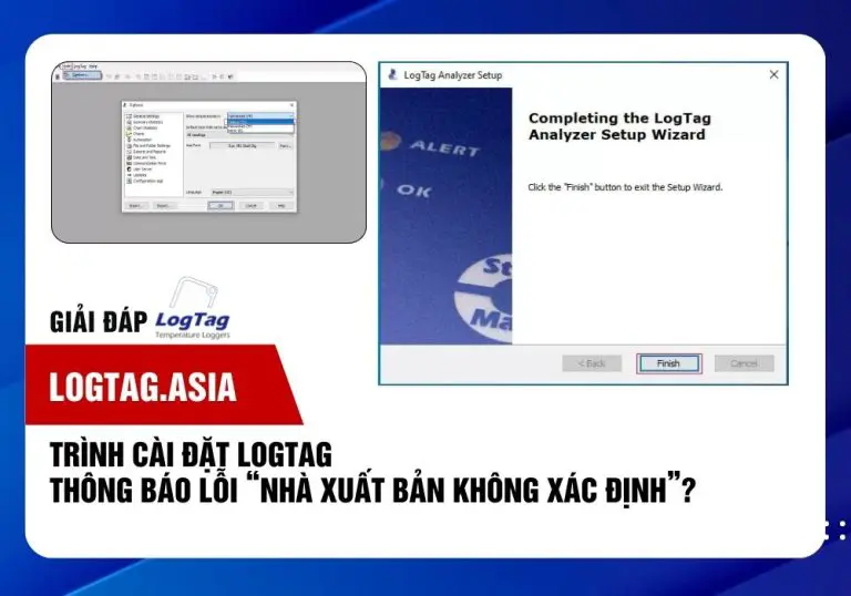 Trình cài đặt LogTag thông báo lỗi