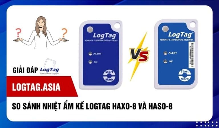 So sánh nhiệt ẩm kế Logtag HAXO-8 và HASO-8